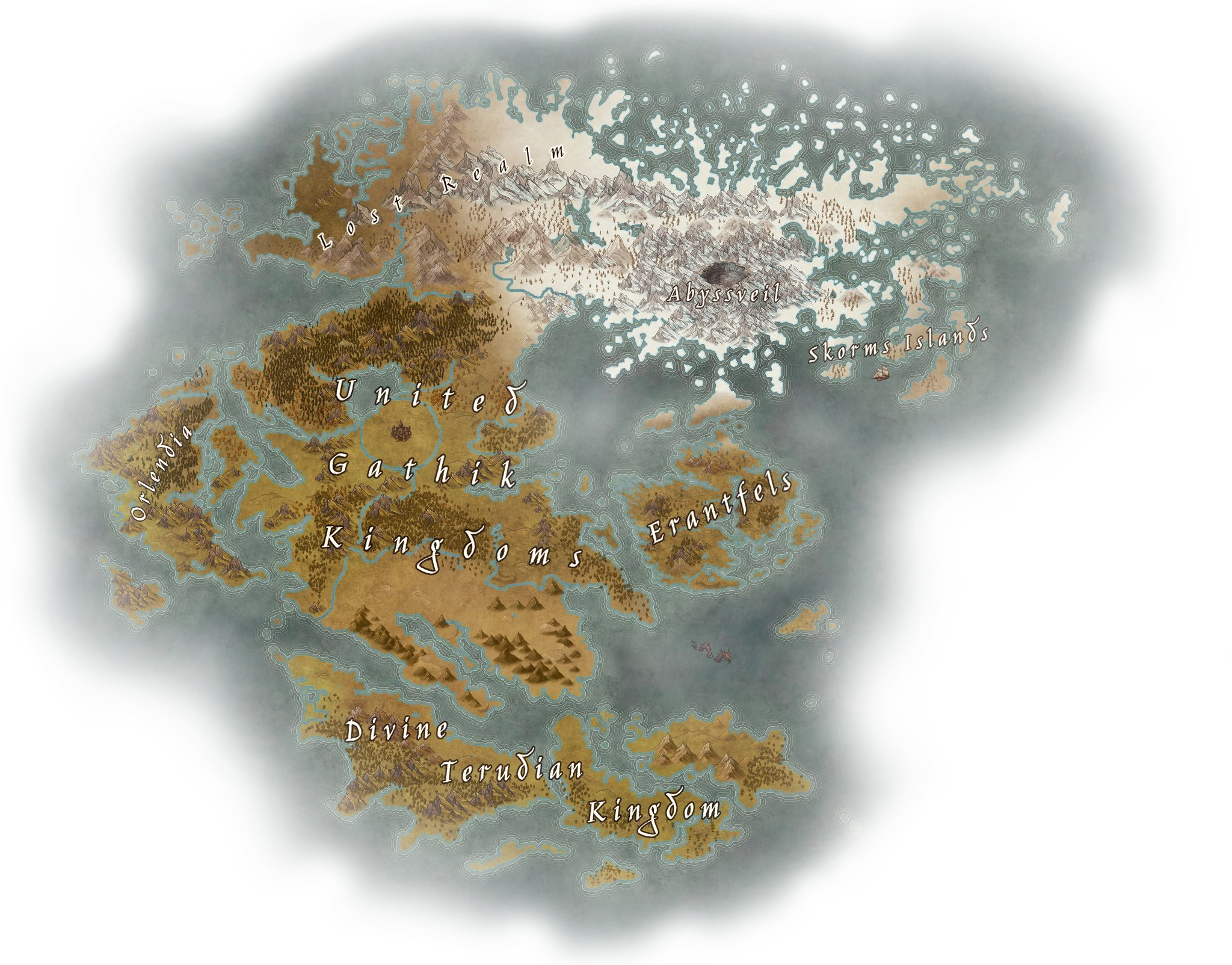 Territory Map of Eredorn
